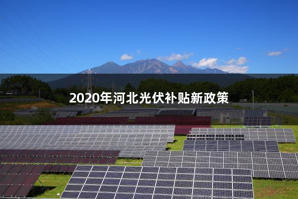 河北光伏补贴最新标准详解，政策解读与观点阐述